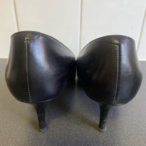 Jimmy Choo Tony 85 Classic Black Leather Pointy Heels - Picture 4 of 14